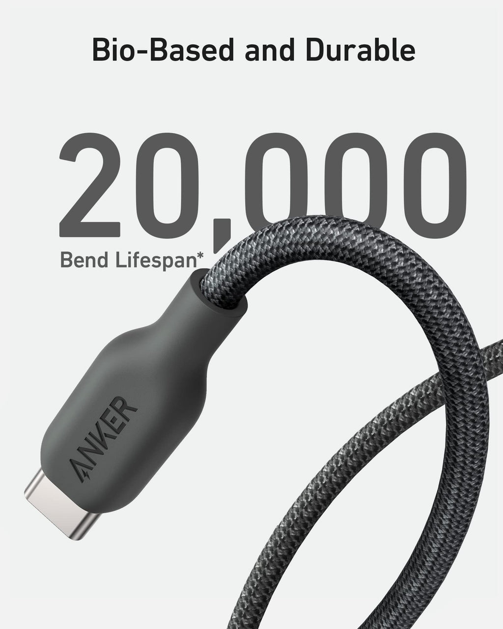 Anker 543 USB-C to USB-C Cable (240W, 10 ft)