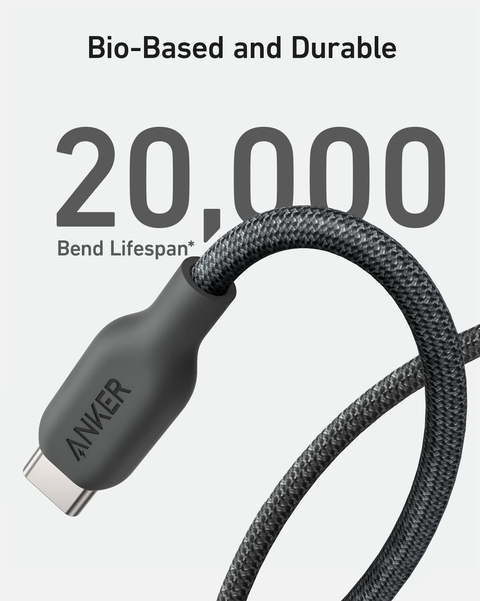 Anker 543 USB-C to USB-C Cable (240W, 10 ft)