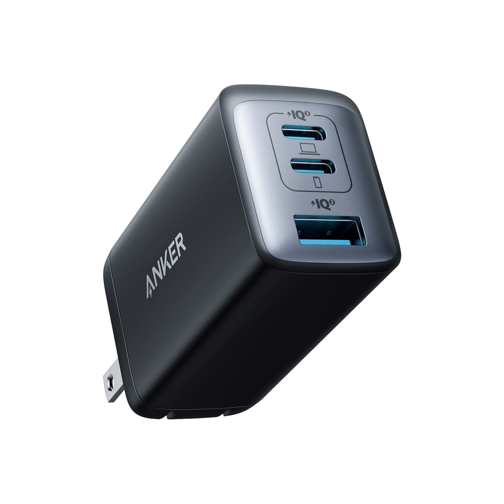 Anker 735 USB Wall Charger, 65W GaN II, 3-Port