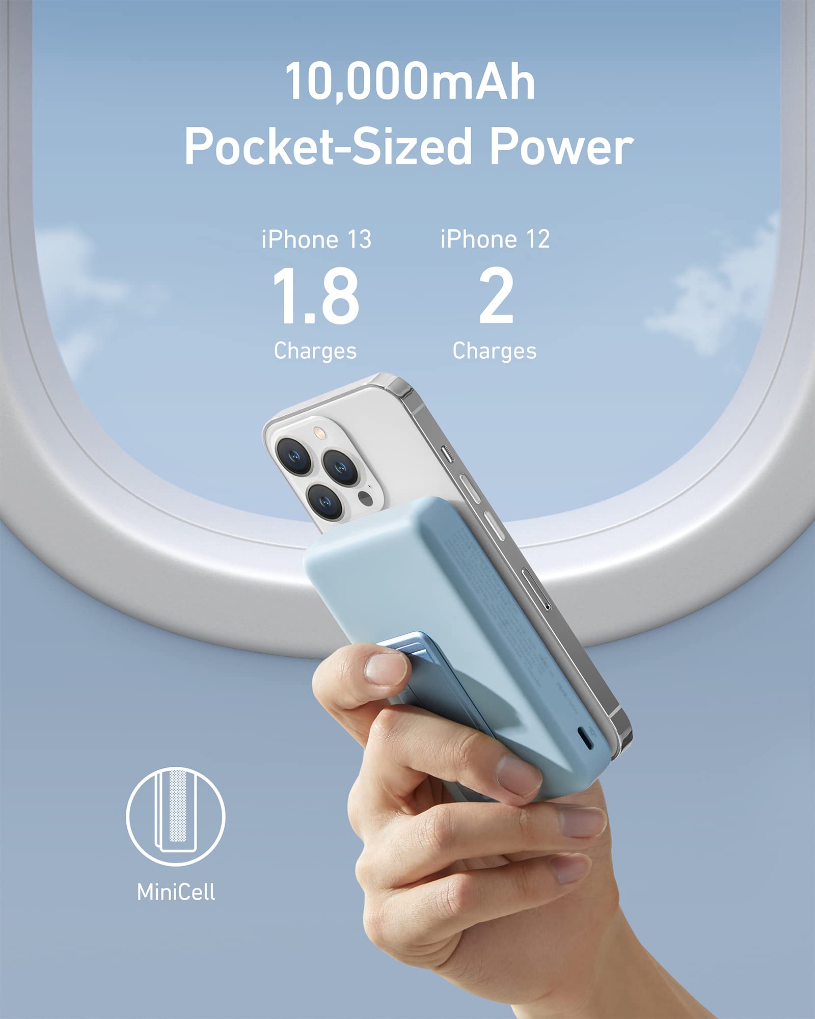 Anker 633 MagGo Magnetic Wireless Power Bank 10000mAh